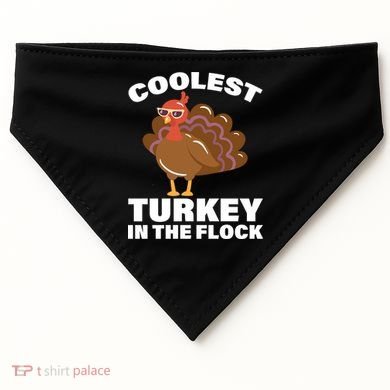 Coolest Turkey In The Flock USA-Made Doggie Bandana
