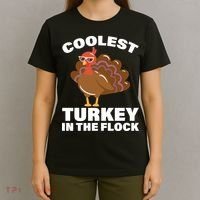 Coolest Turkey In The Flock T-Shirt thumb 4