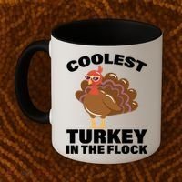 Coolest Turkey In The Flock Coffee Mug thumb 2