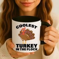 Coolest Turkey In The Flock Coffee Mug thumb 3