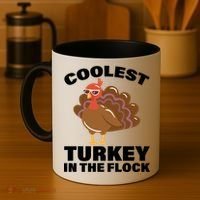 Coolest Turkey In The Flock Coffee Mug thumb 4