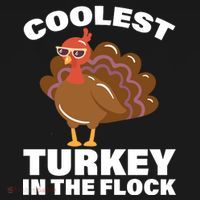Coolest Turkey In The Flock Coaster thumb 2