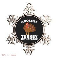 Coolest Turkey In The Flock Ornament thumb 0