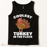 Coolest Turkey In The Flock Tank Top thumb 2