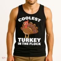 Coolest Turkey In The Flock Tank Top thumb 3