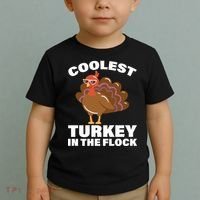 Coolest Turkey In The Flock Toddler T-Shirt thumb 2