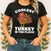 Coolest Turkey In The Flock Women's T-Shirt thumb 2