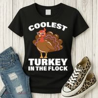 Coolest Turkey In The Flock Women's T-Shirt thumb 3