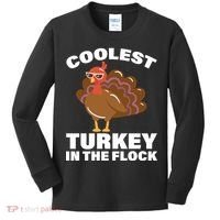 Coolest Turkey In The Flock Kids Long Sleeve Shirt thumb 0