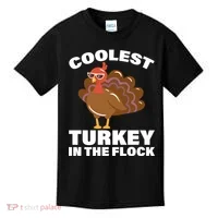 Coolest Turkey In The Flock Kids T-Shirt thumb 0