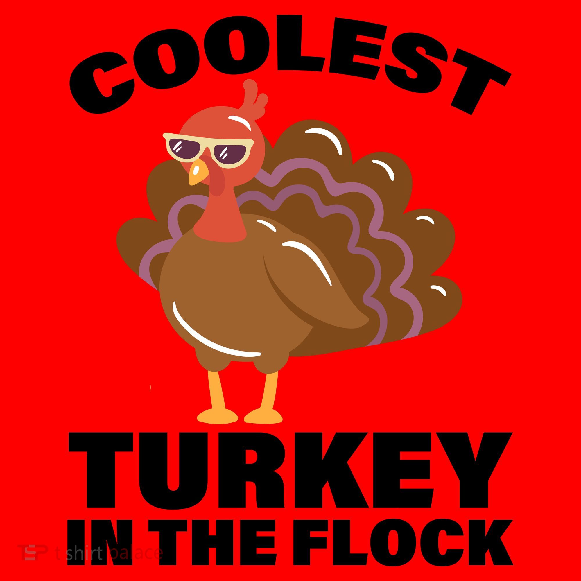 Coolest Turkey In The Flock Santa Hat