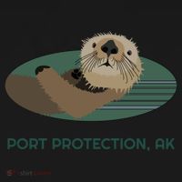 Cute Otter Port Protection Alaska Coast Resident Fisherman Funny Gift Women's Tank Top thumb 5