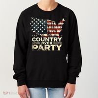 Country Over Party Democracy Matters Women's Sweatshirt thumb 0