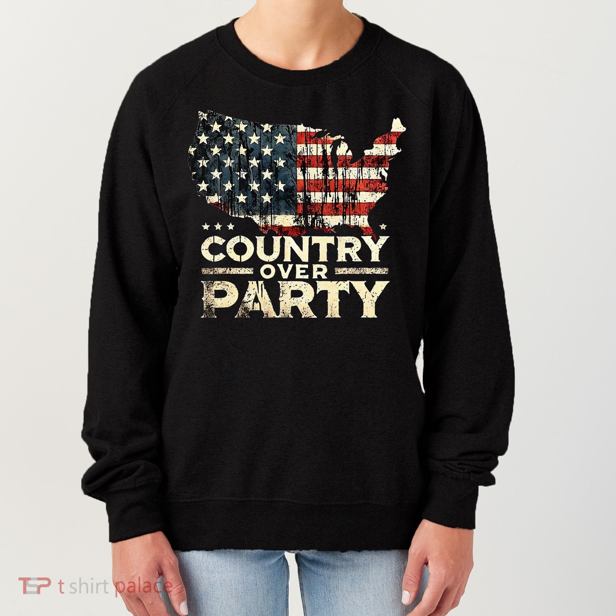 Country Over Party Democracy Matters Women's Sweatshirt