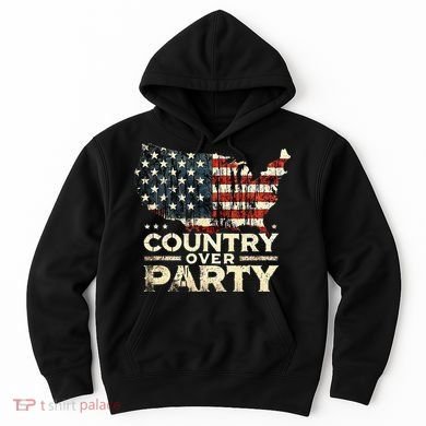 Country Over Party Democracy Matters Hoodie
