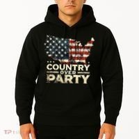 Country Over Party Democracy Matters Hoodie thumb 2