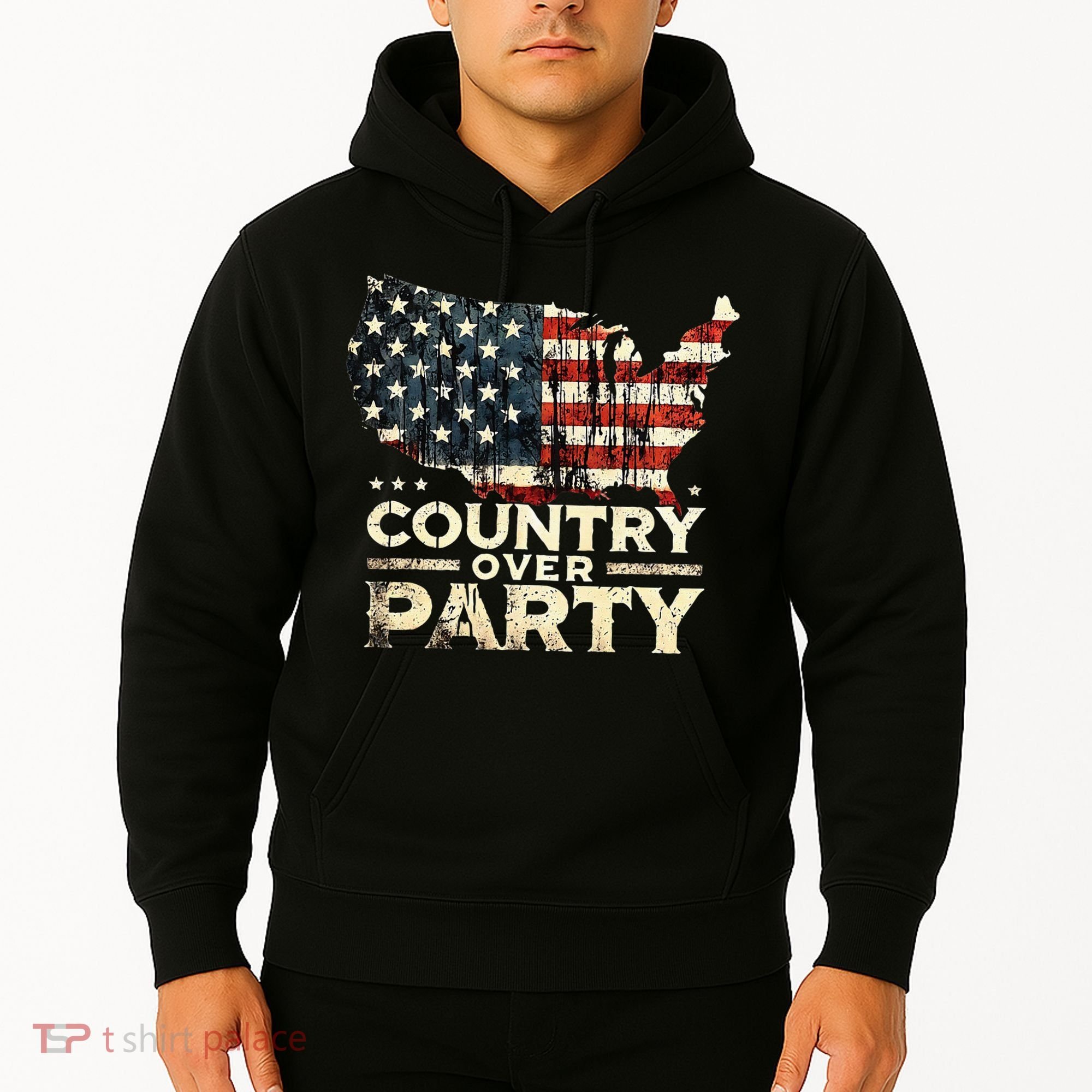 Country Over Party Democracy Matters Hoodie