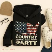 Country Over Party Democracy Matters Hoodie thumb 4