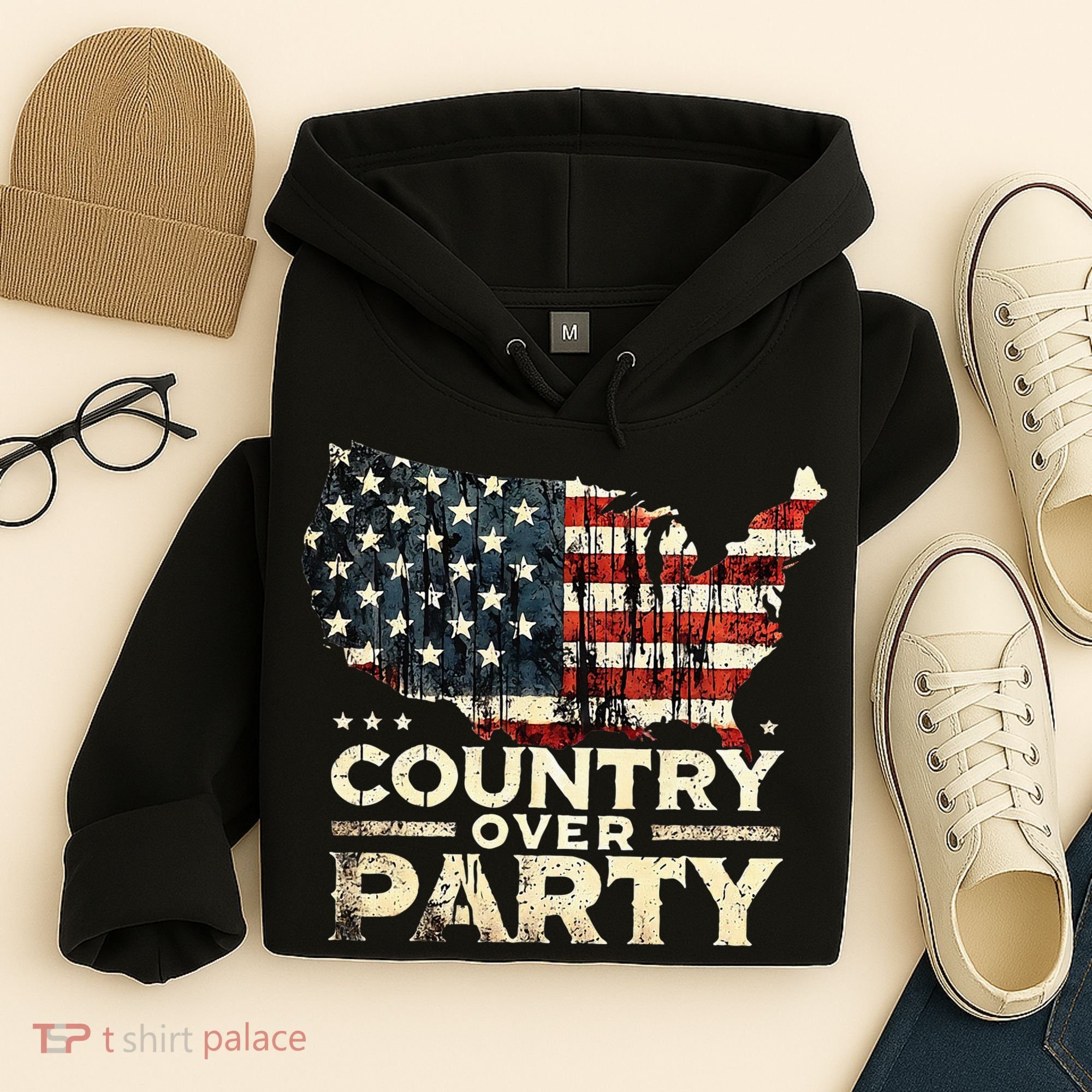 Country Over Party Democracy Matters Hoodie