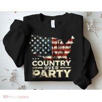 Country Over Party Democracy Matters Sweatshirt thumb 2