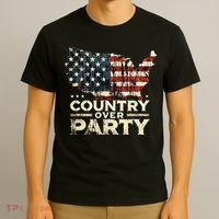 Country Over Party Democracy Matters T-Shirt thumb 3
