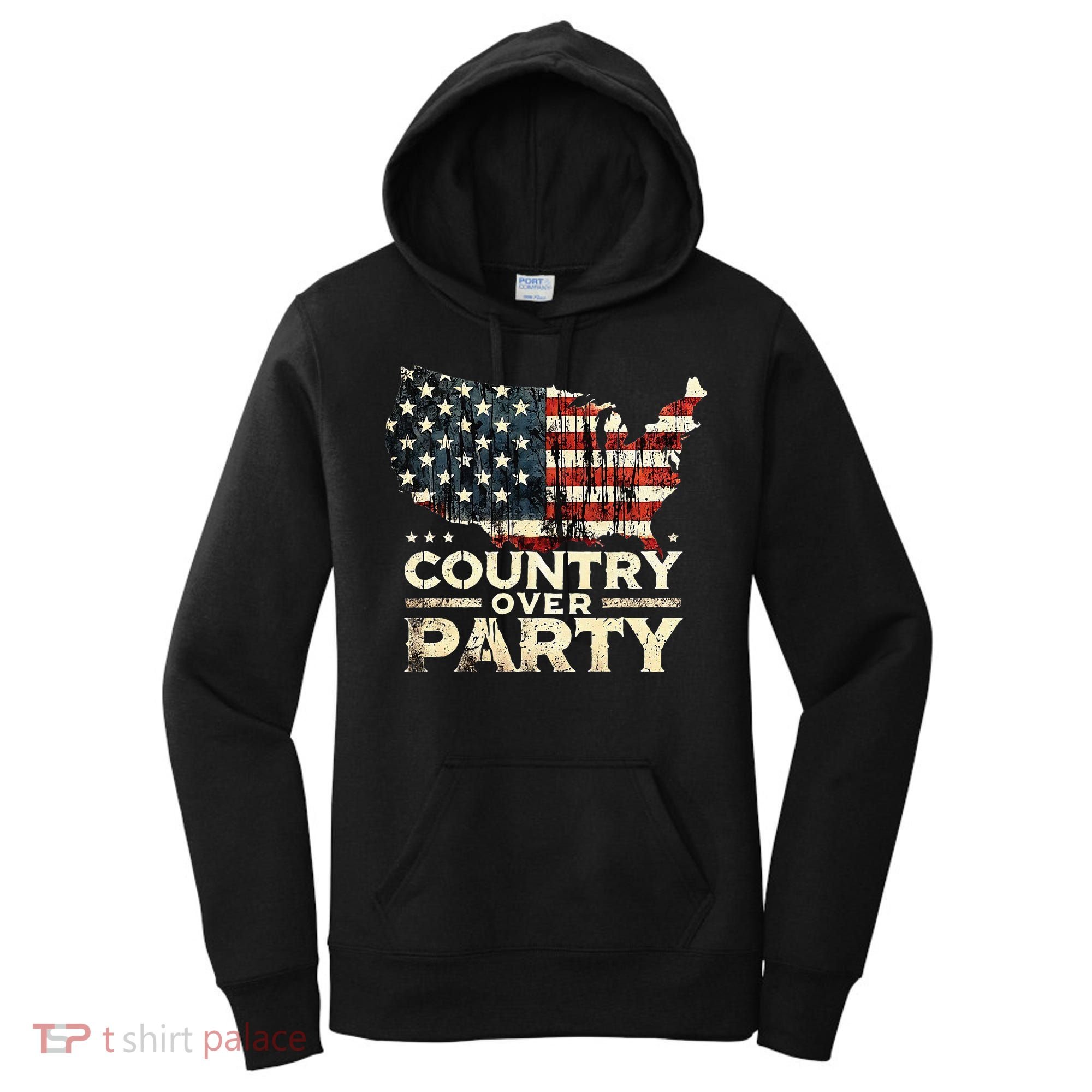 Country Over Party Democracy Matters Women's Hoodie