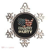 Country Over Party Democracy Matters Ornament thumb 0