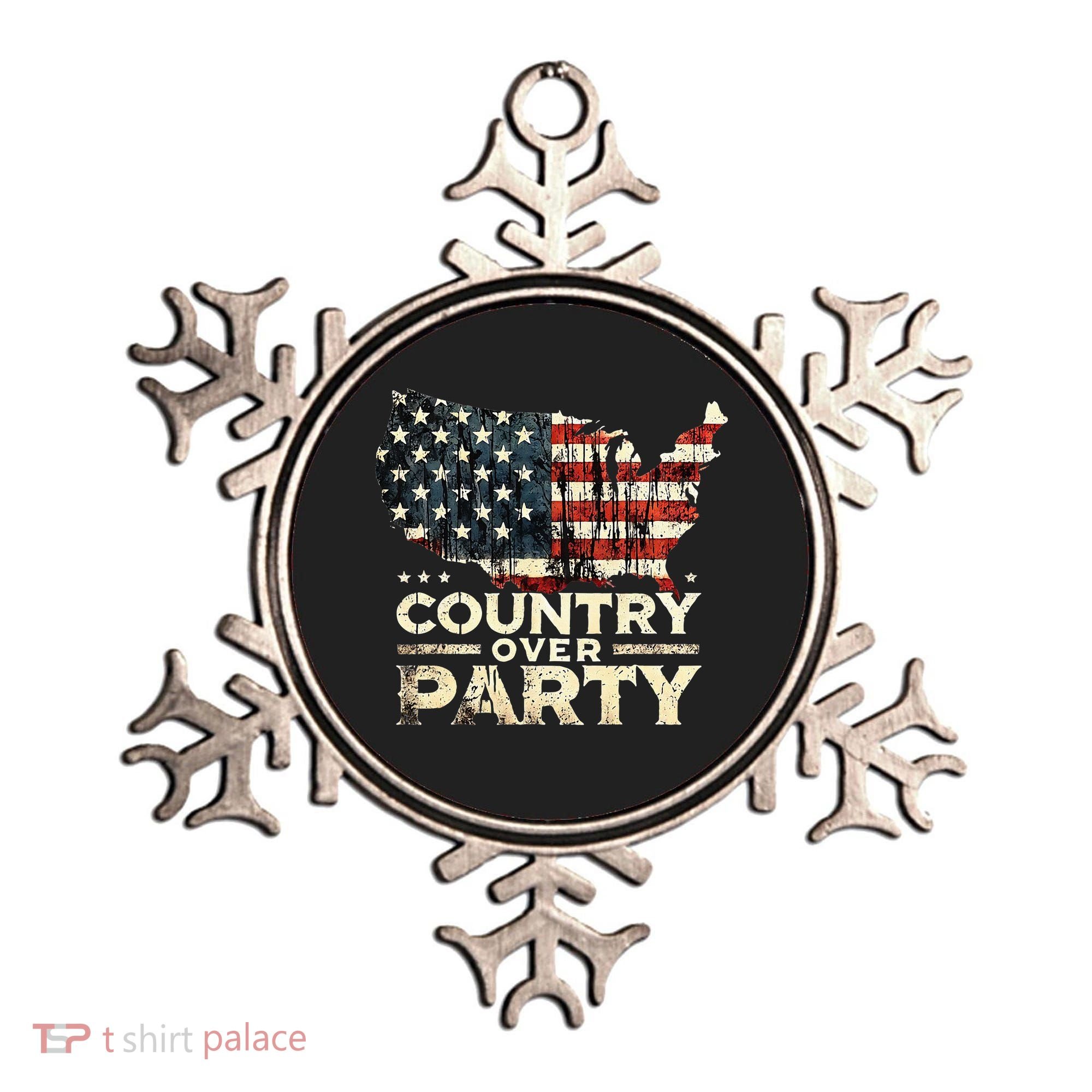 Country Over Party Democracy Matters Ornament