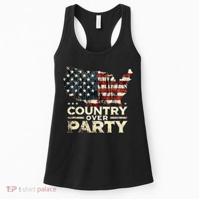 Country Over Party Democracy Matters Women's Tank Top