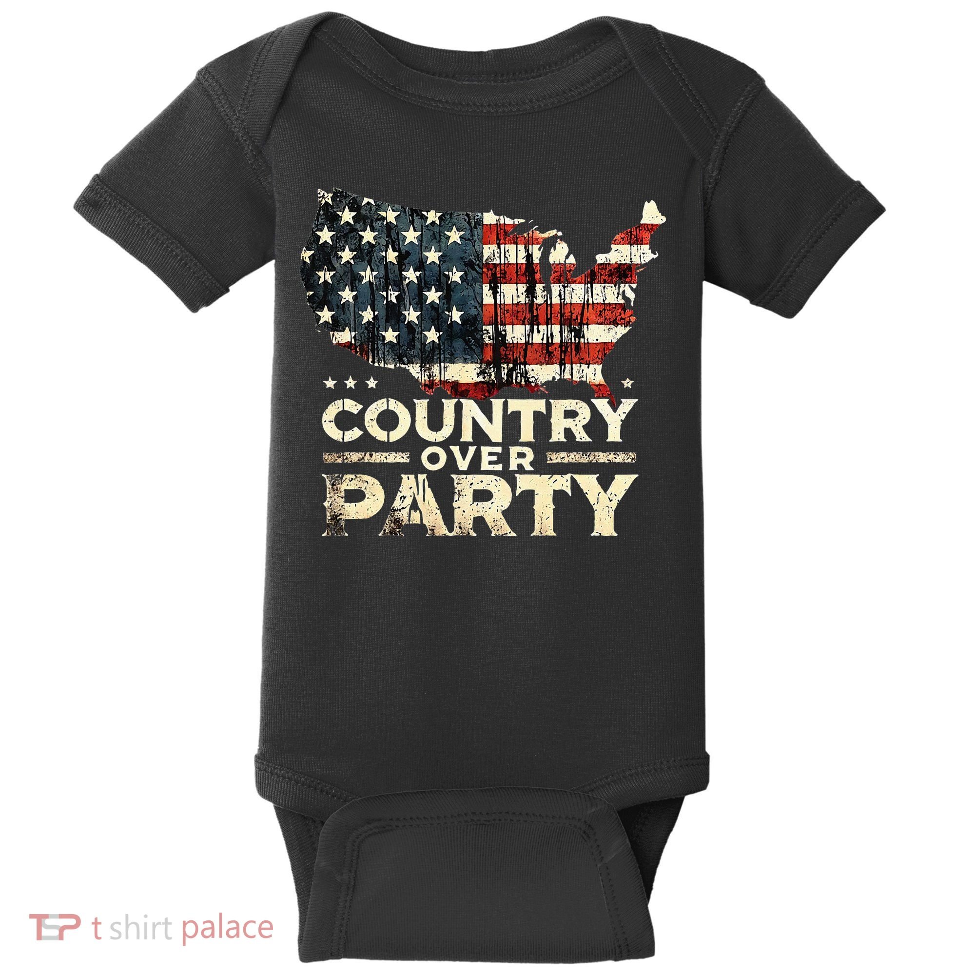 Country Over Party Democracy Matters Baby Bodysuit