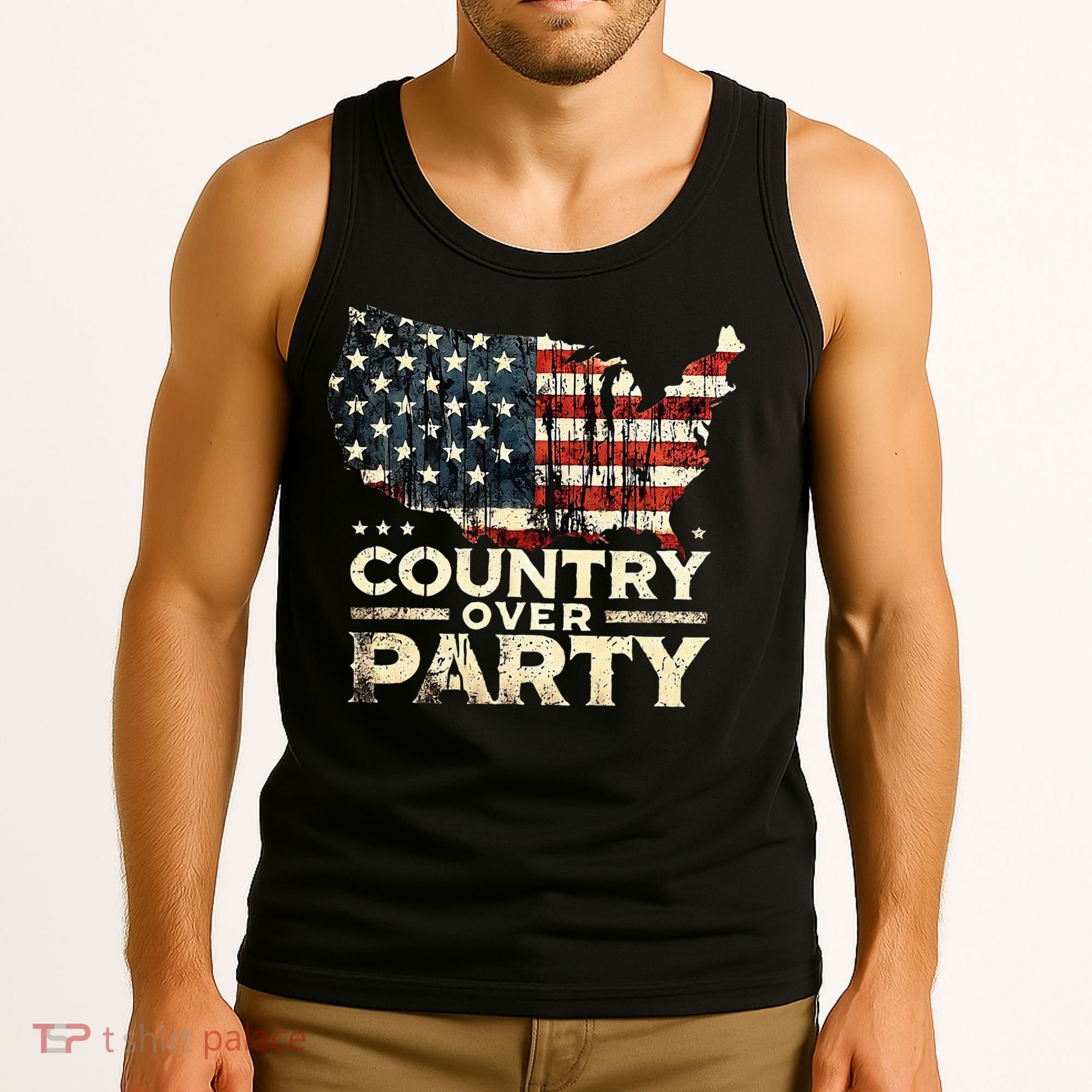 Country Over Party Democracy Matters Tank Top