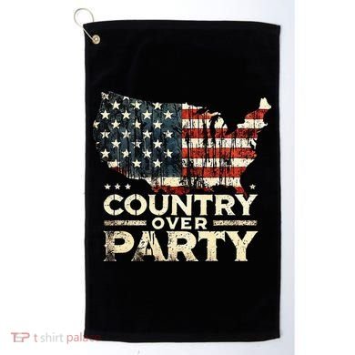 Country Over Party Democracy Matters Golf Towel