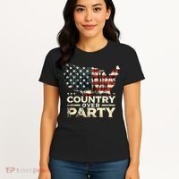 Country Over Party Democracy Matters Women's T-Shirt thumb 4