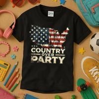 Country Over Party Democracy Matters Kids T-Shirt thumb 3