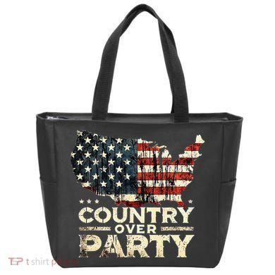 Country Over Party Democracy Matters Tote Bag