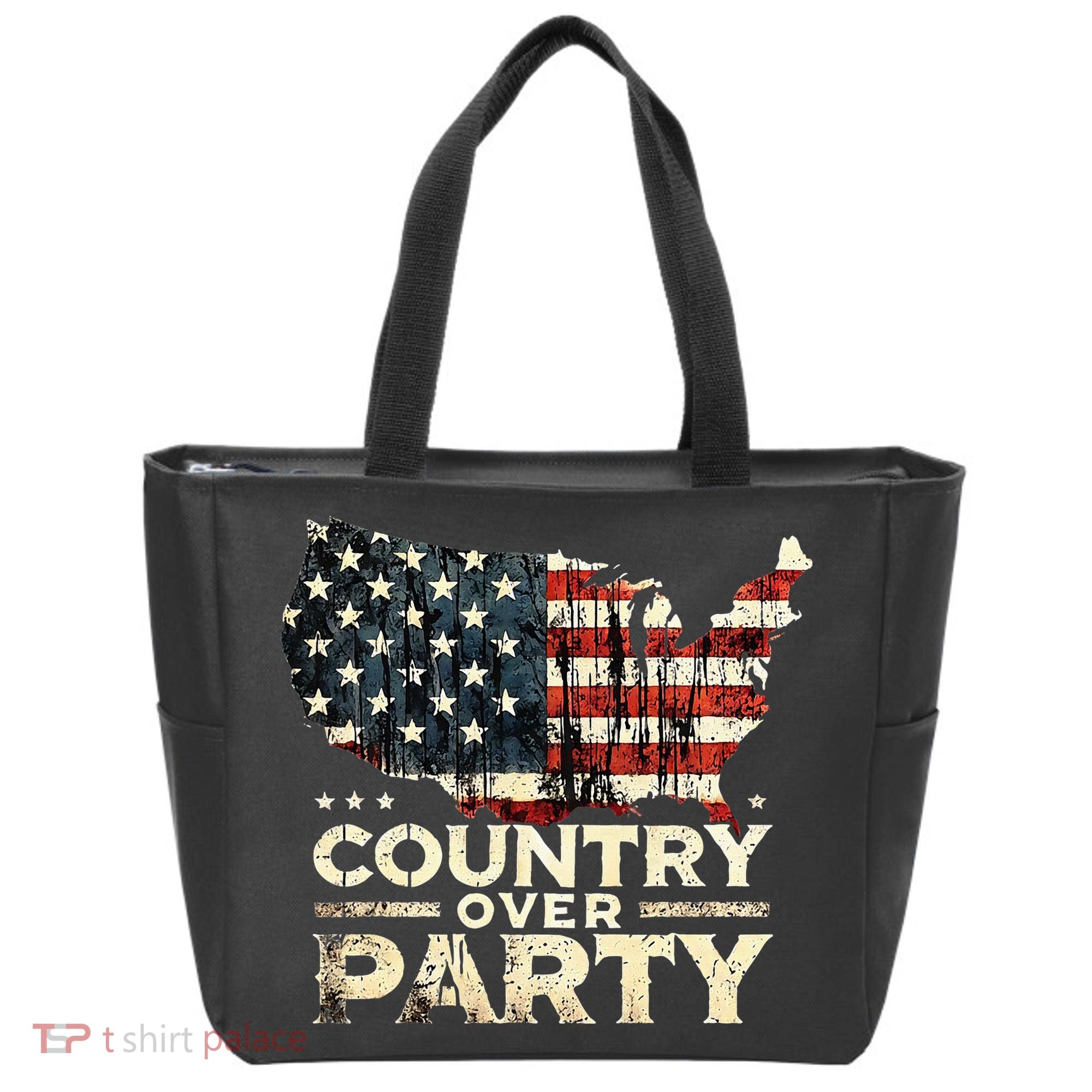 Country Over Party Democracy Matters Tote Bag