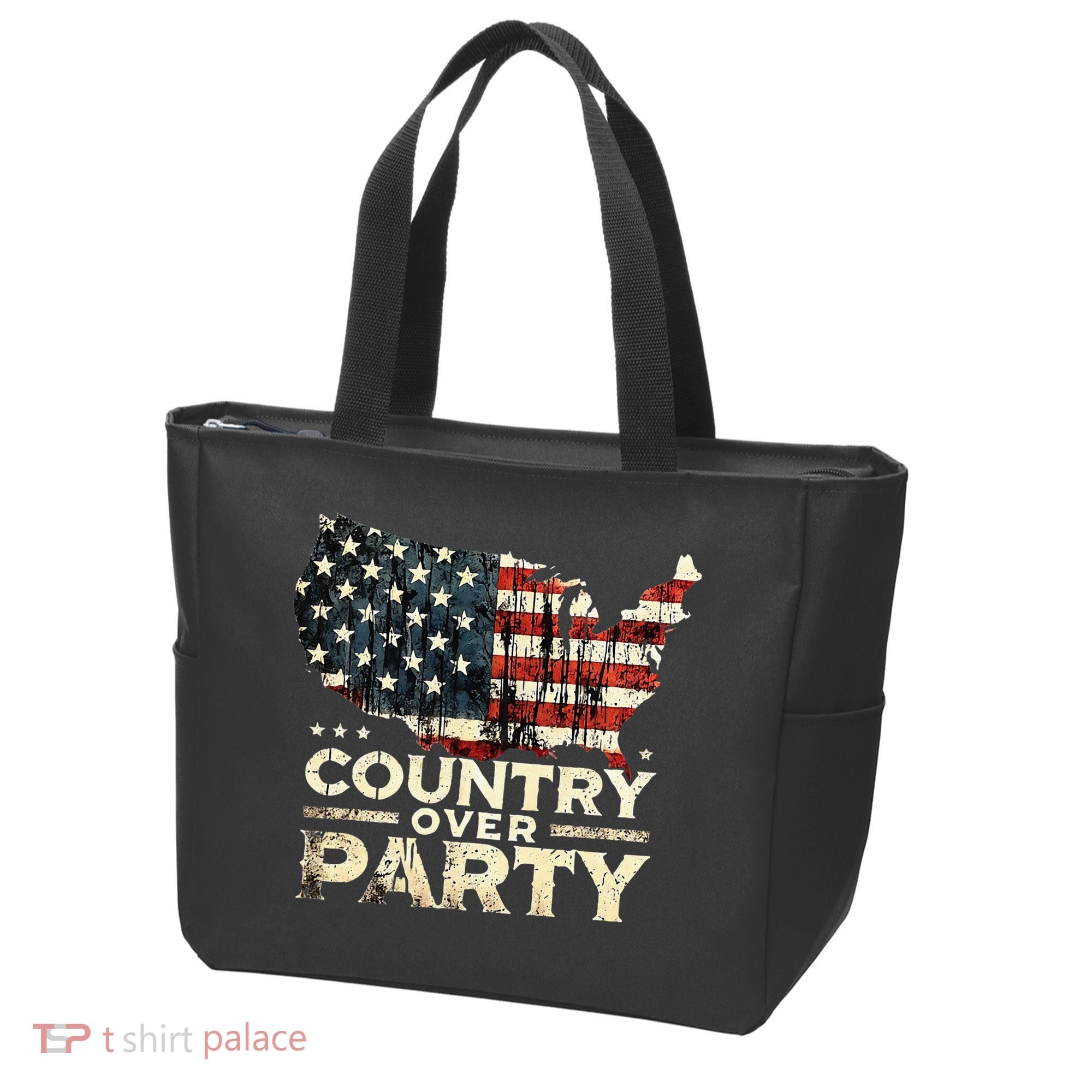 Country Over Party Democracy Matters Tote Bag