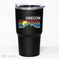 City Of Portland Oregon Retro Sunset Tumbler thumb 0
