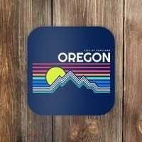 City Of Portland Oregon Retro Sunset Coaster thumb 0