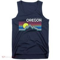 City Of Portland Oregon Retro Sunset Tank Top thumb 0