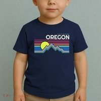City Of Portland Oregon Retro Sunset Toddler T-Shirt thumb 2