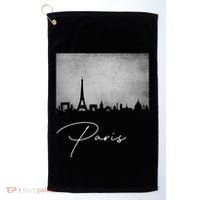 City Of Paris France Golf Towel thumb 0