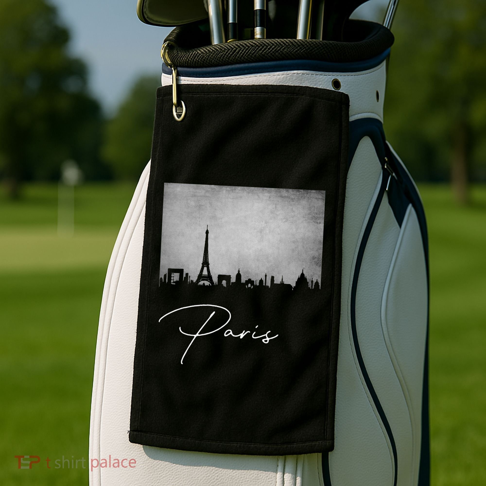 City Of Paris France Golf Towel