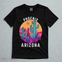 City Of Phoenix Arizona Tourist Cactus Desert Fun Sunset T-Shirt thumb 5