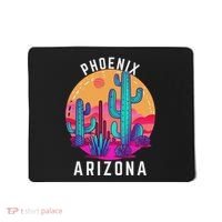 City Of Phoenix Arizona Tourist Cactus Desert Fun Sunset Mousepad thumb 0