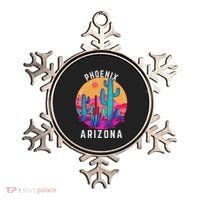 City Of Phoenix Arizona Tourist Cactus Desert Fun Sunset Ornament thumb 0