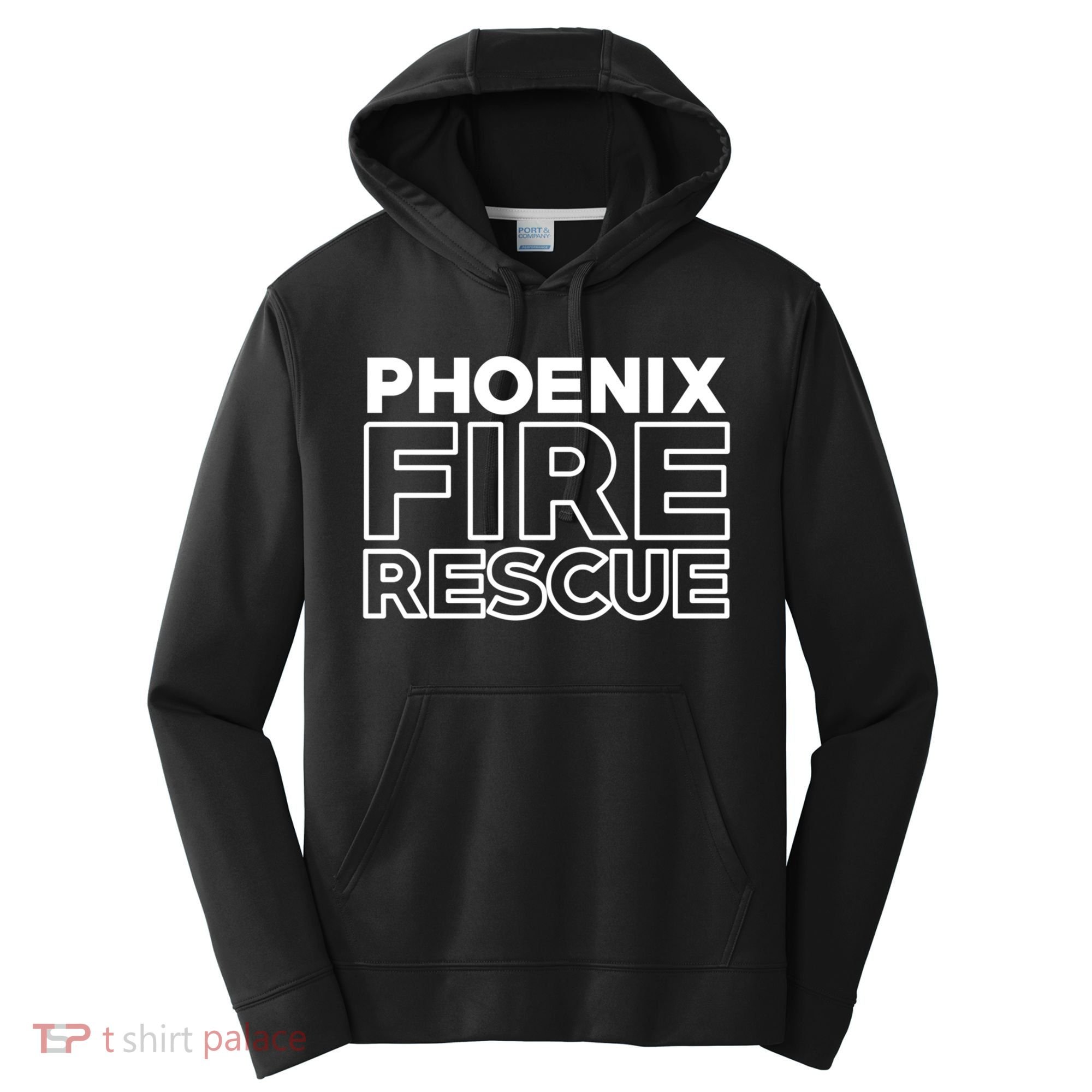 City Of Phoenix Fire Rescue Arizona Firefighter Gift Performance Fleece Hoodie