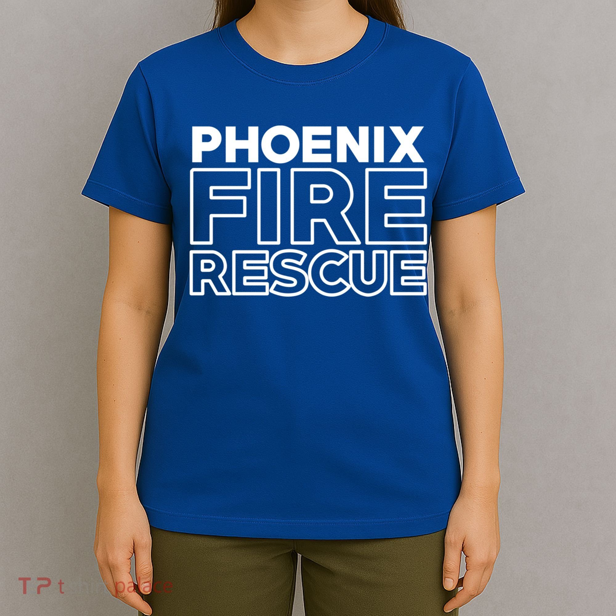 City Of Phoenix Fire Rescue Arizona Firefighter Gift T-Shirt