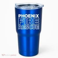 City Of Phoenix Fire Rescue Arizona Firefighter Gift Tumbler thumb 0
