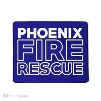 City Of Phoenix Fire Rescue Arizona Firefighter Gift Mousepad thumb 0